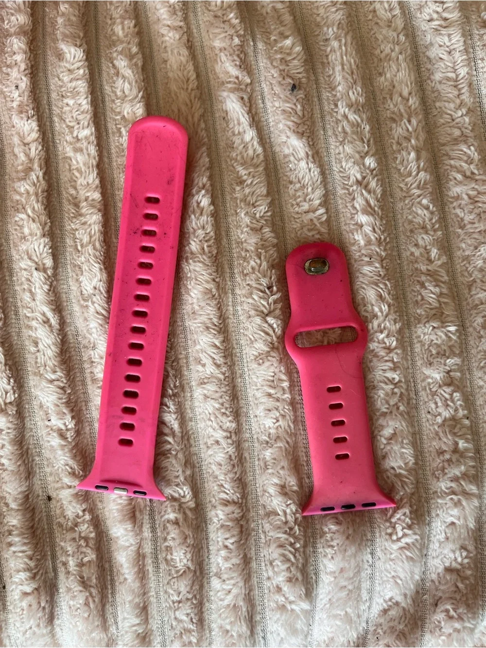 Apple Pink Silicone Watch Band for Apple Watch